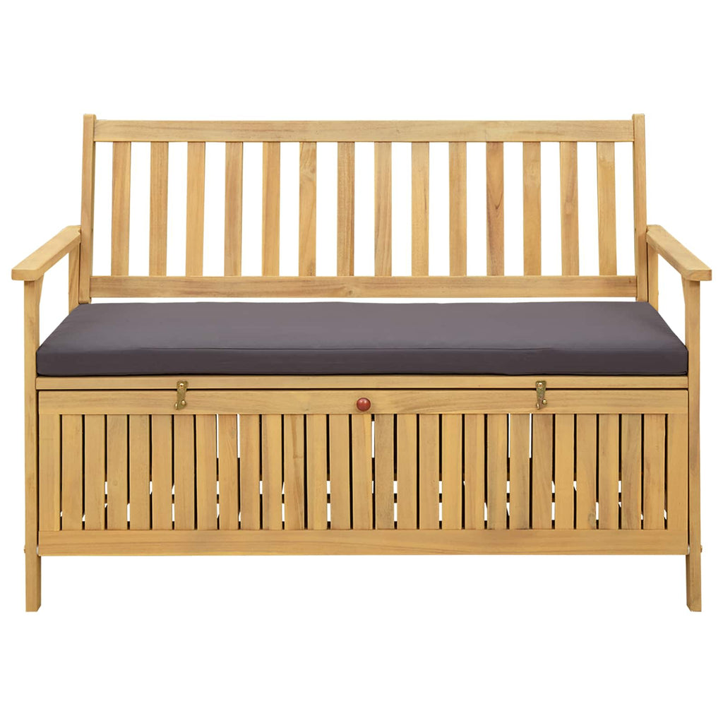 Sitzbank mit Stauraum mit Kissen mit Speicher 120 x 63 x 84 cm