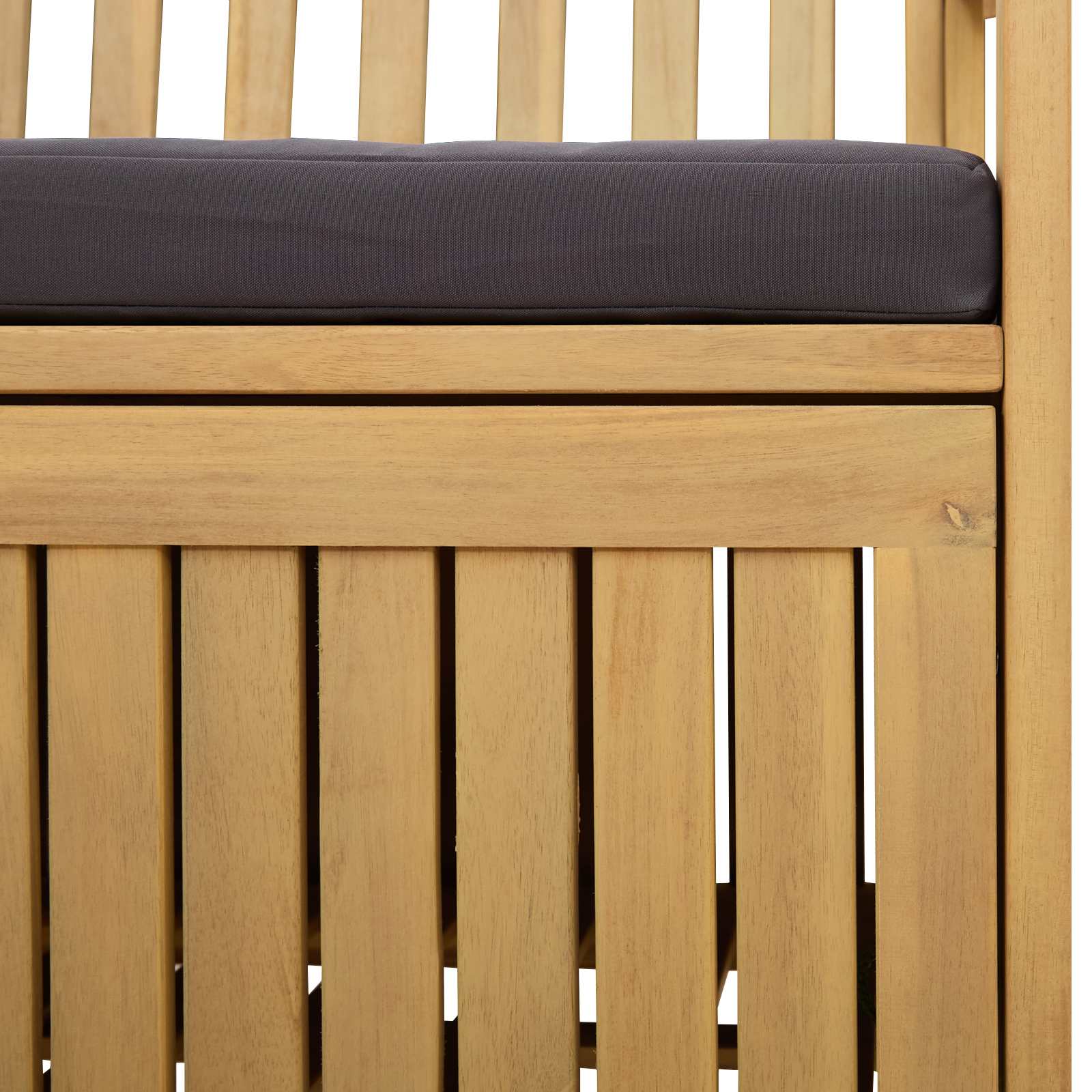 Sitzbank mit Stauraum mit Kissen mit Speicher 148 x 63 x 84 cm