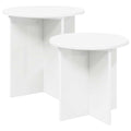 Beistelltisch-Set mit Speicher 2 pcs Holzwerkstoff