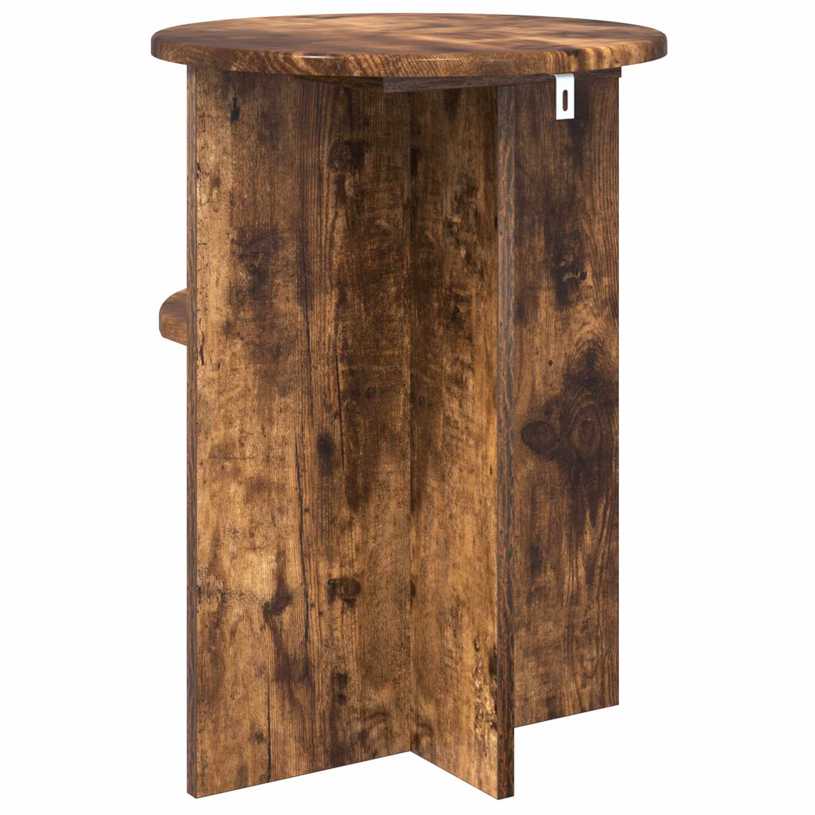 Beistelltisch Geräucherte Eiche Ø 39,5 x 55 cm Holzwerkstoff