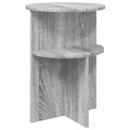 Beistelltisch Graues Sonoma Ø 39,5 x 55 cm Holzwerkstoff