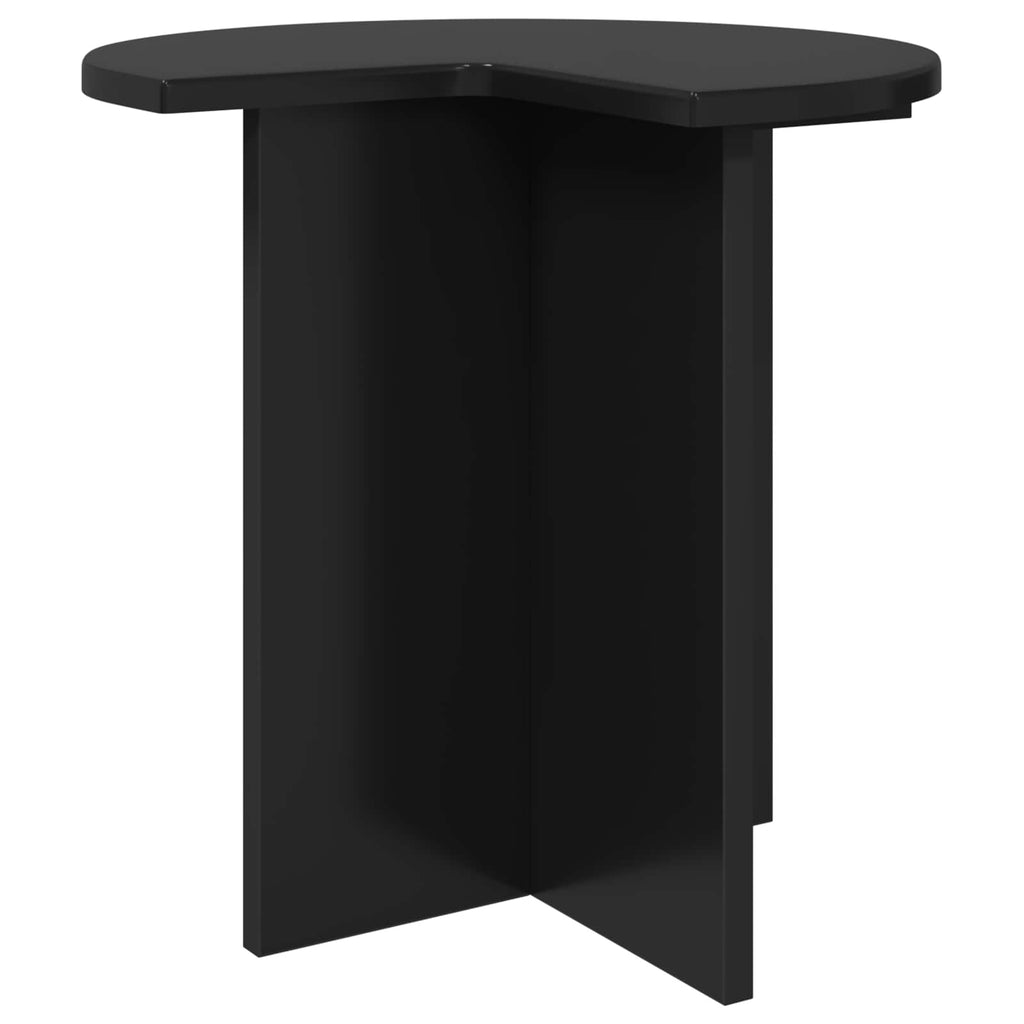 Beistelltisch 2 pcs Schwarze Eiche Ø 39 x 38 cm Holzwerkstoff