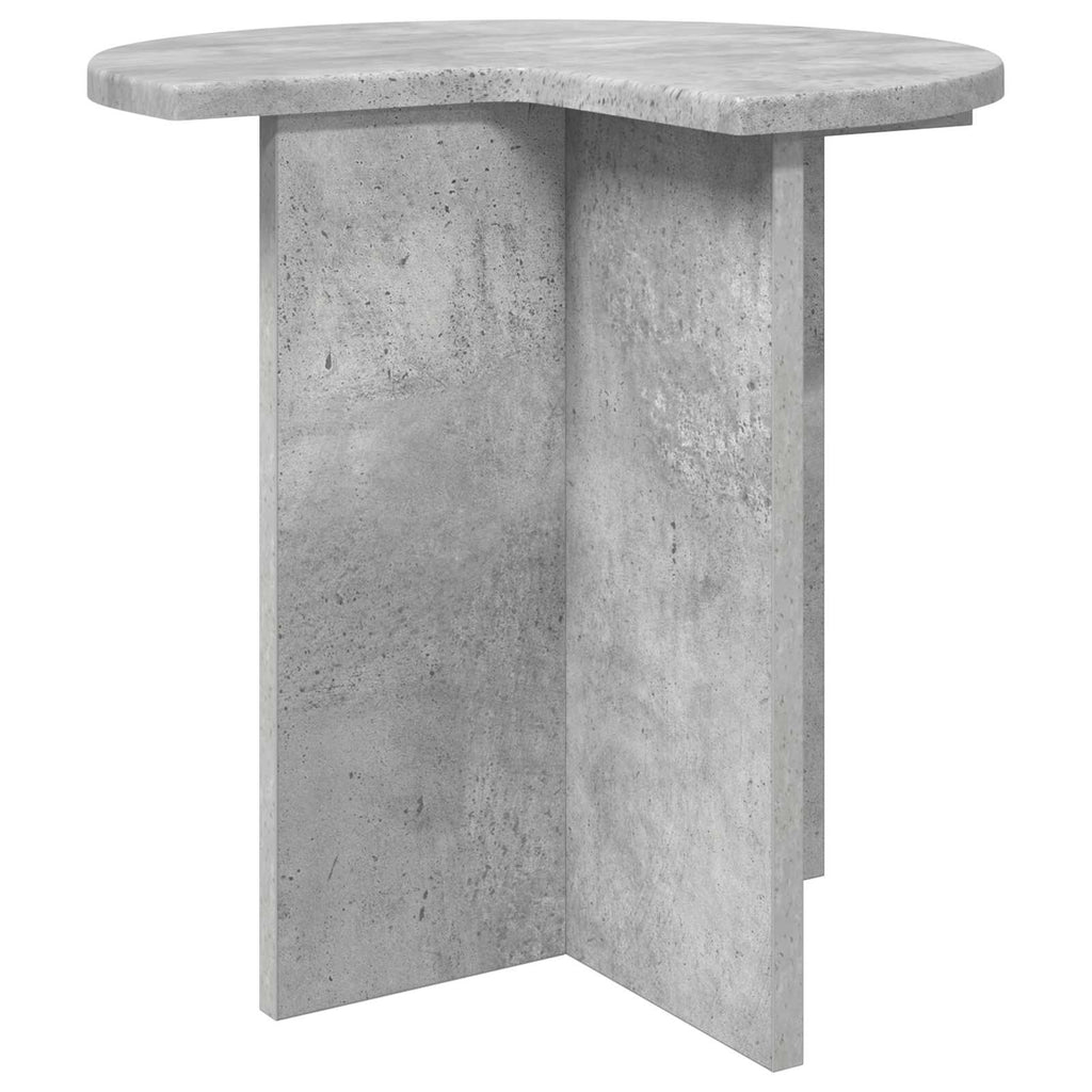Beistelltisch 2 pcs Betongrau Ø 39 x 38 cm Holzwerkstoff