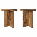 Beistelltisch 2 pcs Altholz Ø 39 x 38 cm Holzwerkstoff