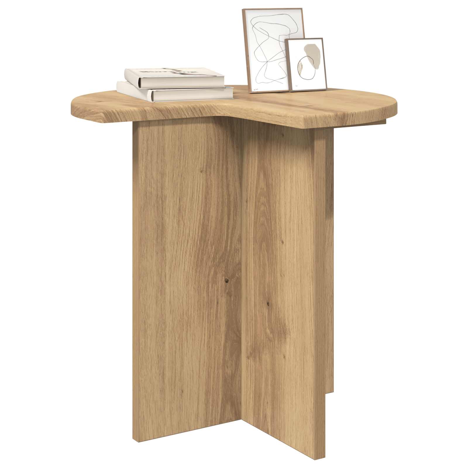 Beistelltisch 2 pcs Artisan-Eiche Ø 39 x 38 cm Holzwerkstoff