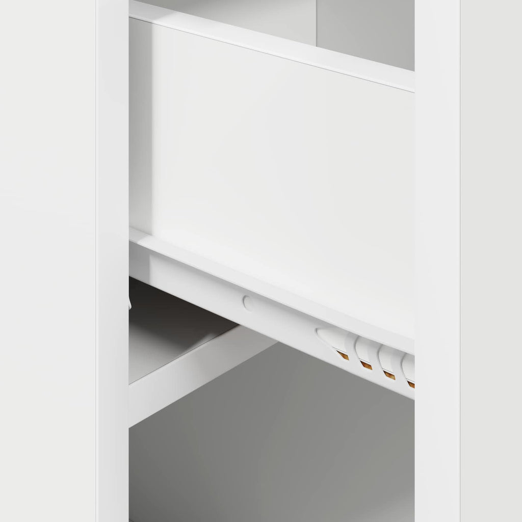Bettschrank 2 pcs Weiß 29 x 31,5 x 49 cm Holzwerkstoff