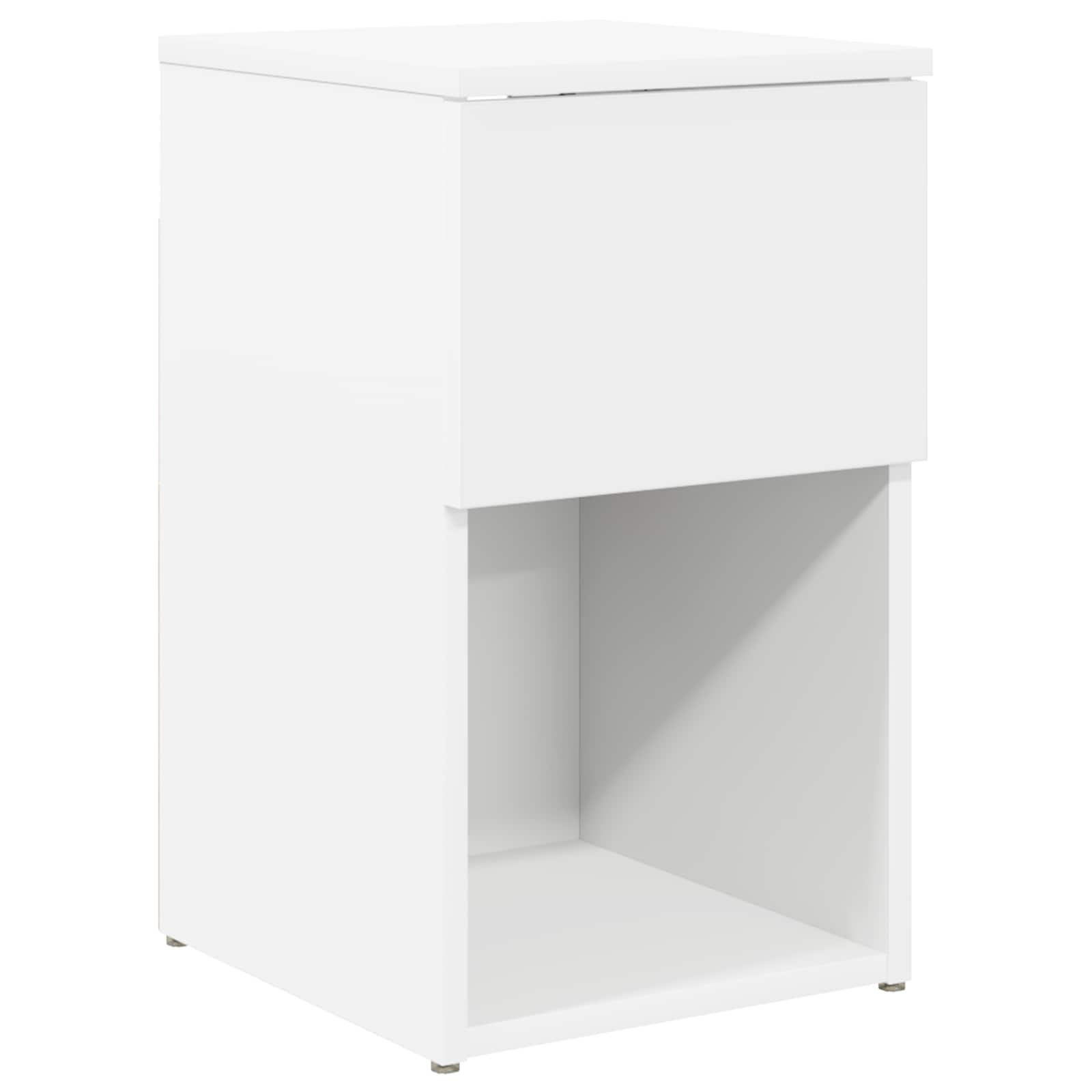 Bettschrank 2 pcs Weiß 29 x 31,5 x 49 cm Holzwerkstoff