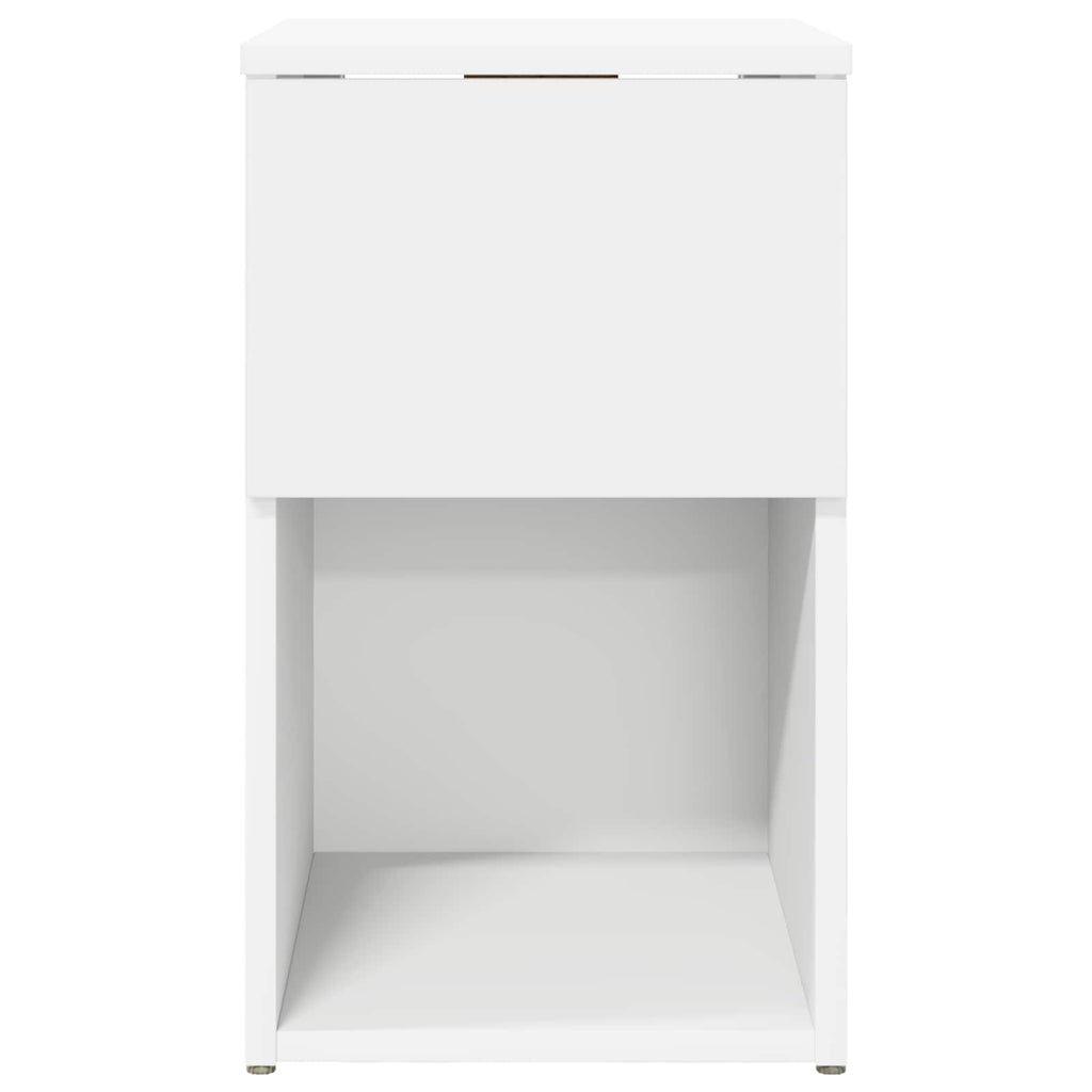 Bettschrank 2 pcs Weiß 29 x 31,5 x 49 cm Holzwerkstoff
