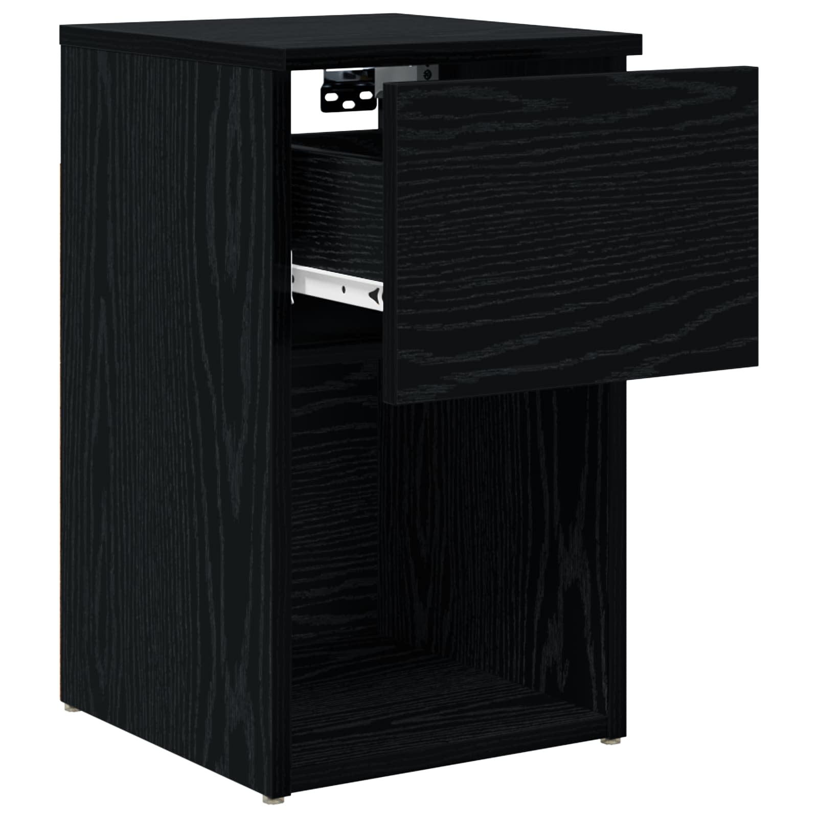 Bettschrank Schwarze Eiche 29 x 31,5 x 49 cm Holzwerkstoff