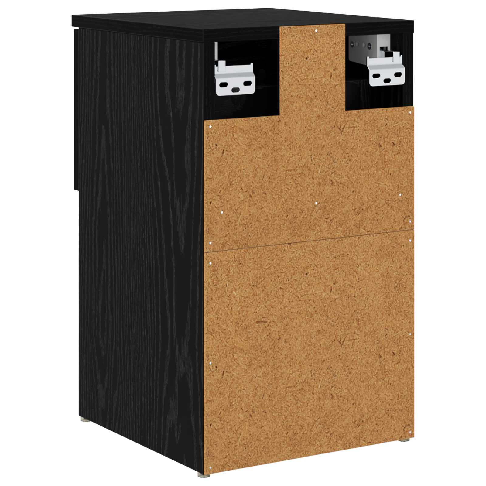 Bettschrank Schwarze Eiche 29 x 31,5 x 49 cm Holzwerkstoff