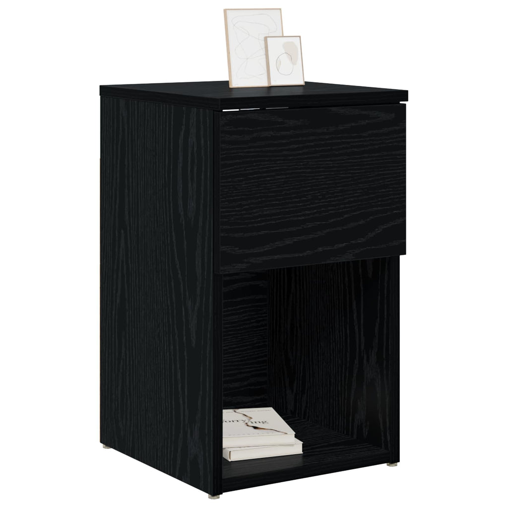 Bettschrank Schwarze Eiche 29 x 31,5 x 49 cm Holzwerkstoff