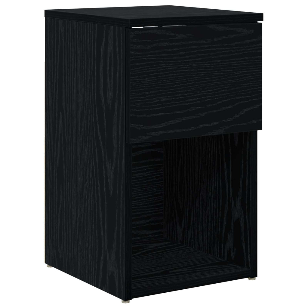 Bettschrank 2 pcs Schwarze Eiche 29 x 31,5 x 49 cm