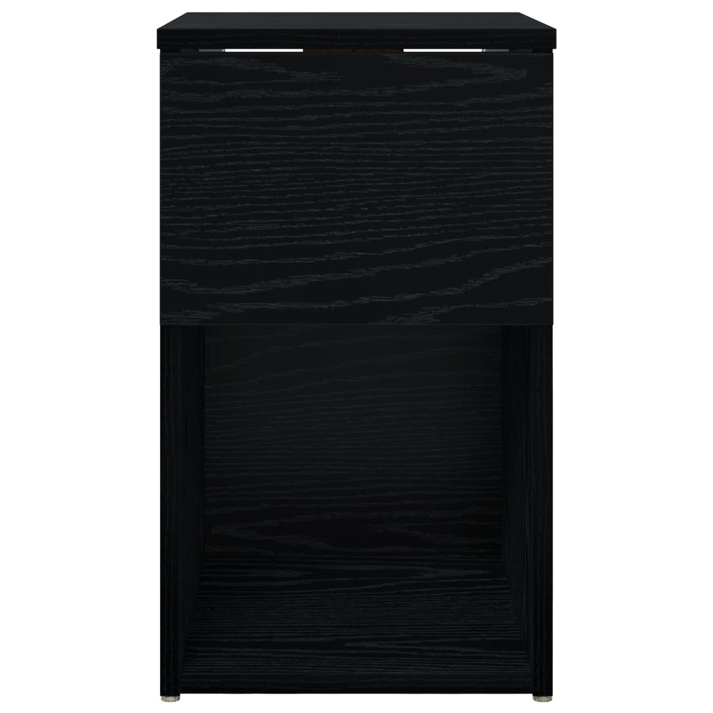 Bettschrank 2 pcs Schwarze Eiche 29 x 31,5 x 49 cm