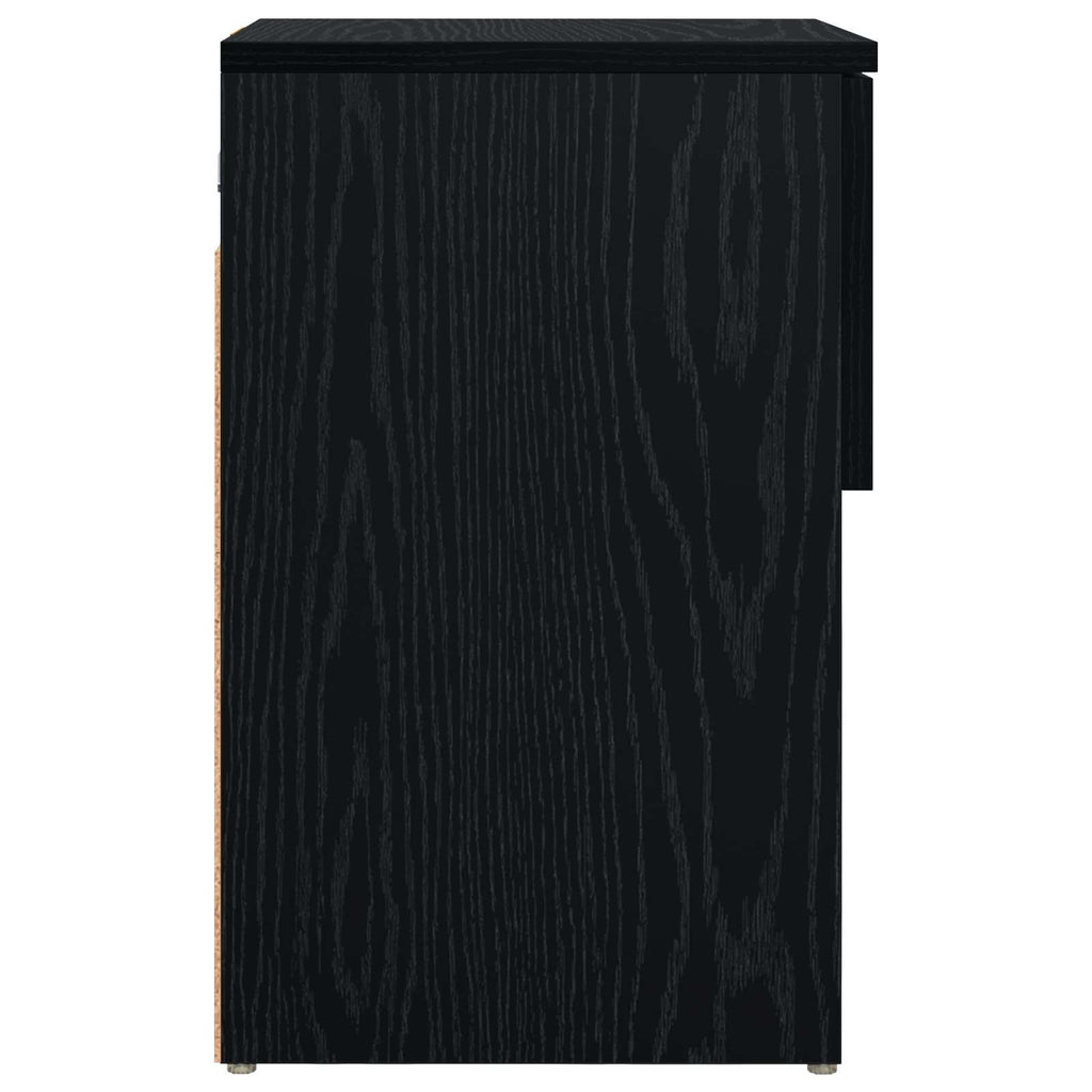 Bettschrank 2 pcs Schwarze Eiche 29 x 31,5 x 49 cm