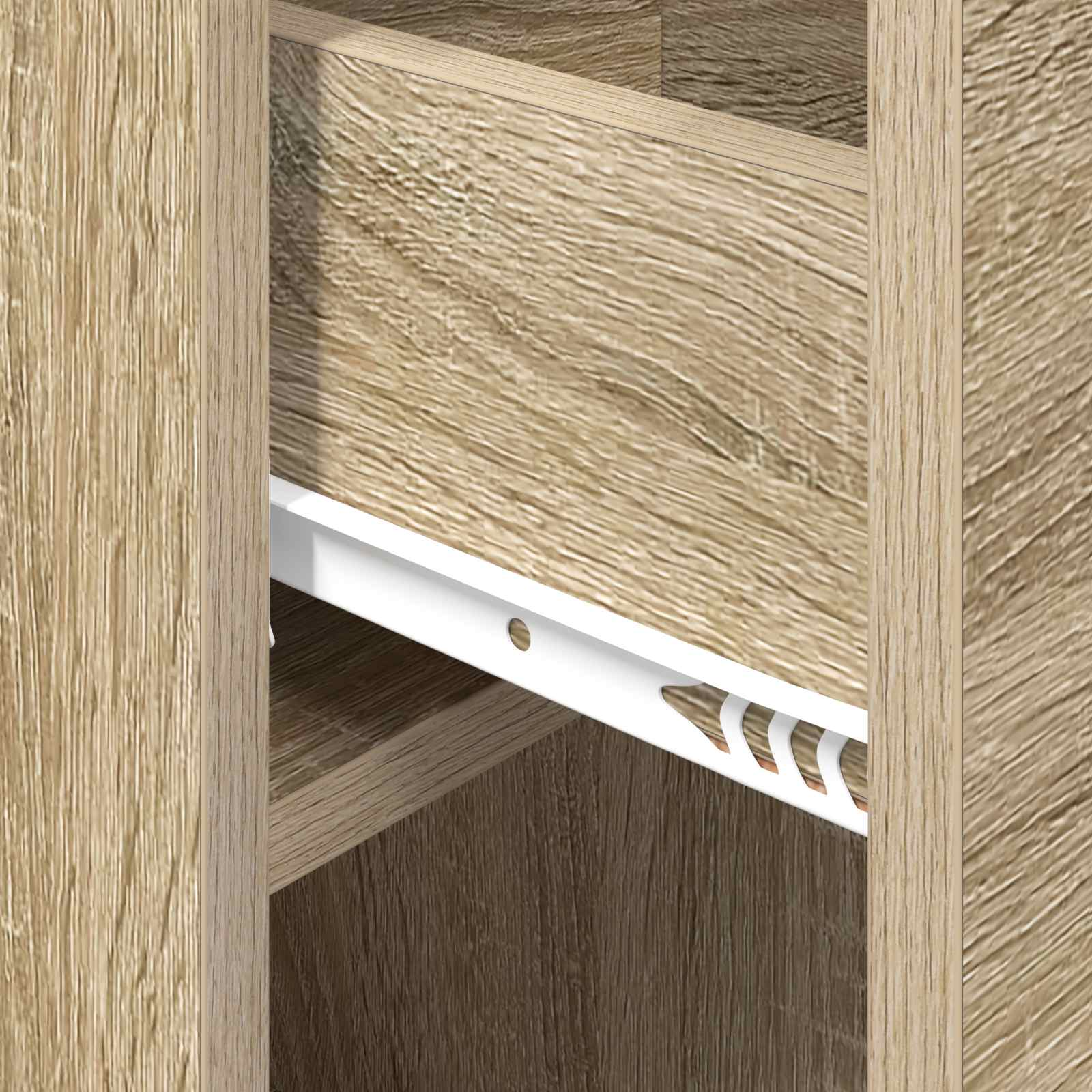 Bettschrank 2 pcs Sonoma-Eiche 29 x 31,5 x 49 cm Holzwerkstoff