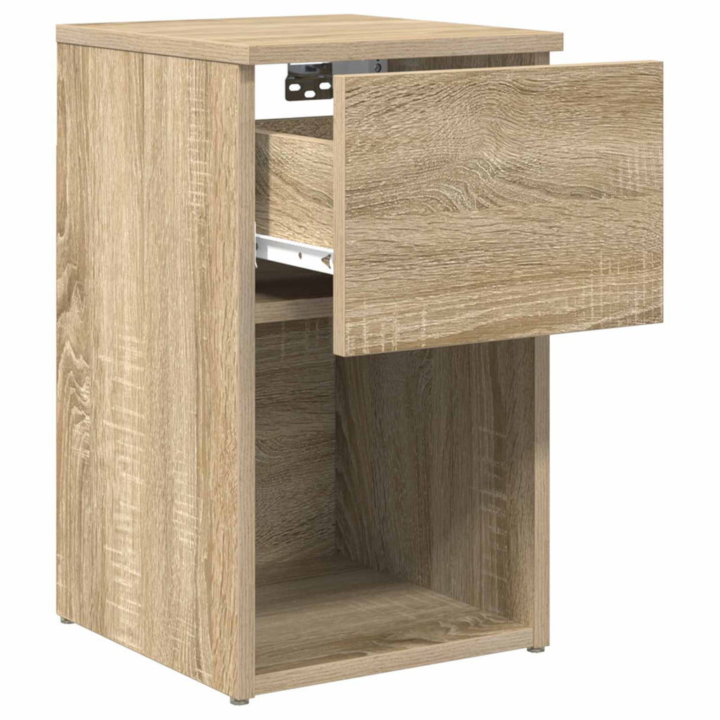 Bettschrank 2 pcs Sonoma-Eiche 29 x 31,5 x 49 cm Holzwerkstoff