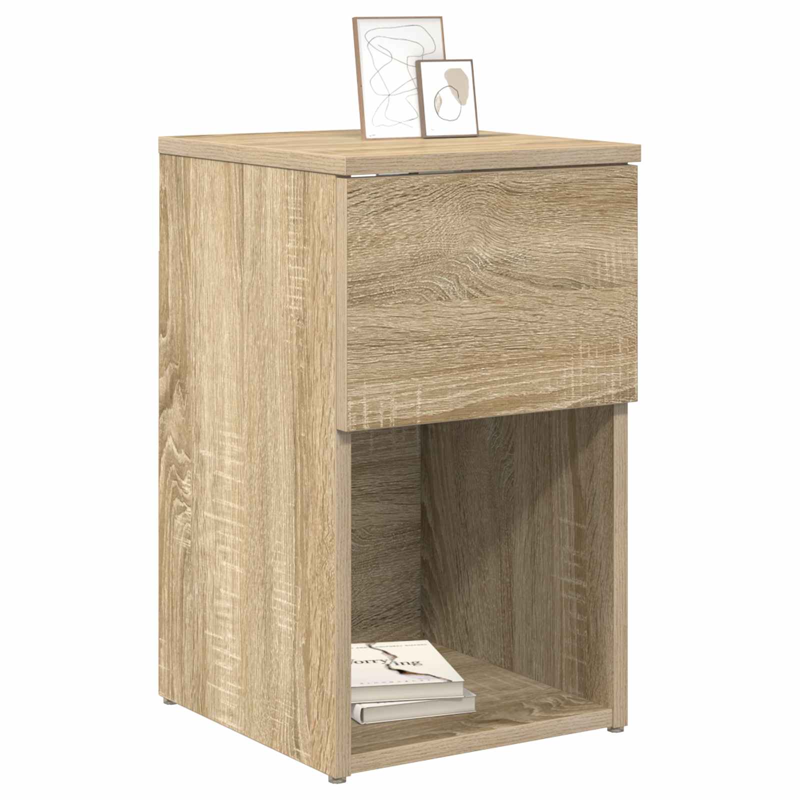 Bettschrank 2 pcs Sonoma-Eiche 29 x 31,5 x 49 cm Holzwerkstoff