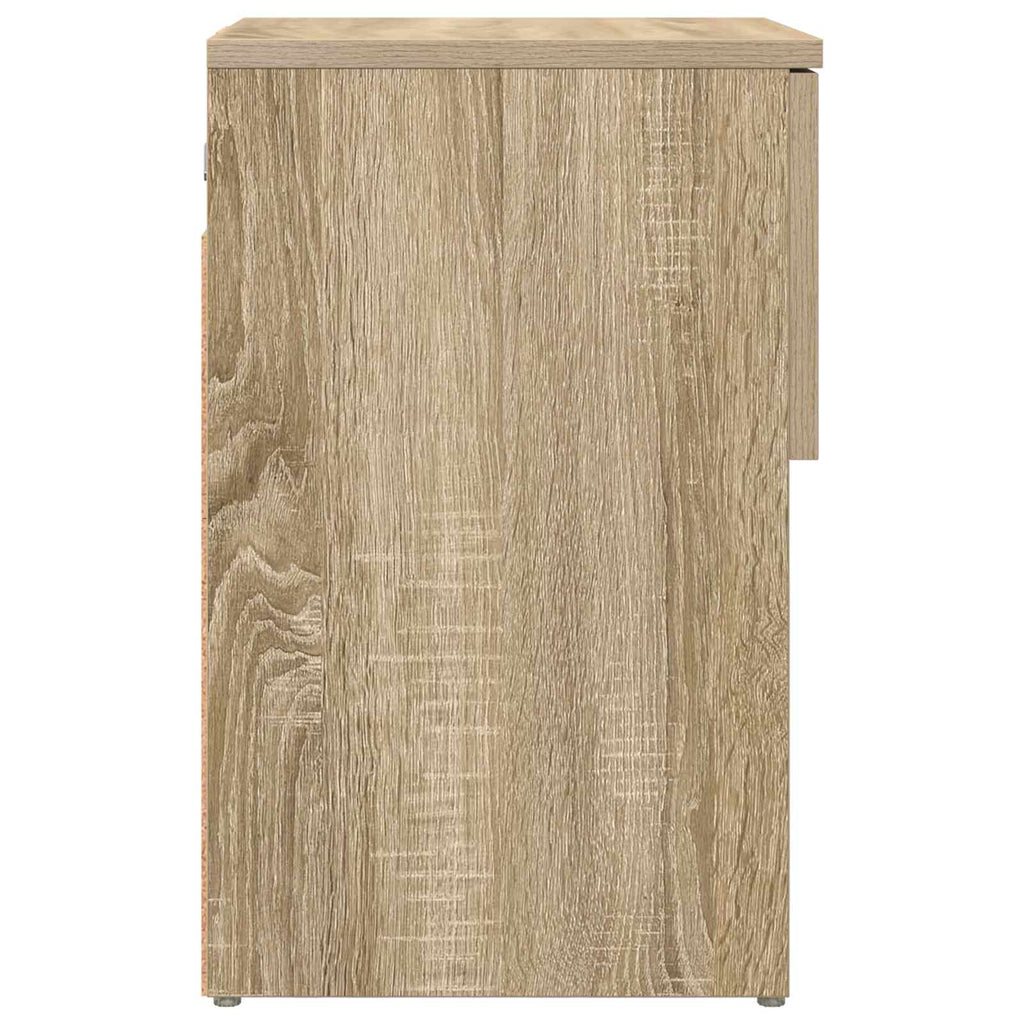 Bettschrank 2 pcs Sonoma-Eiche 29 x 31,5 x 49 cm Holzwerkstoff