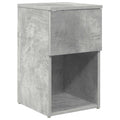Bettschrank Betongrau 29 x 31,5 x 49 cm Holzwerkstoff