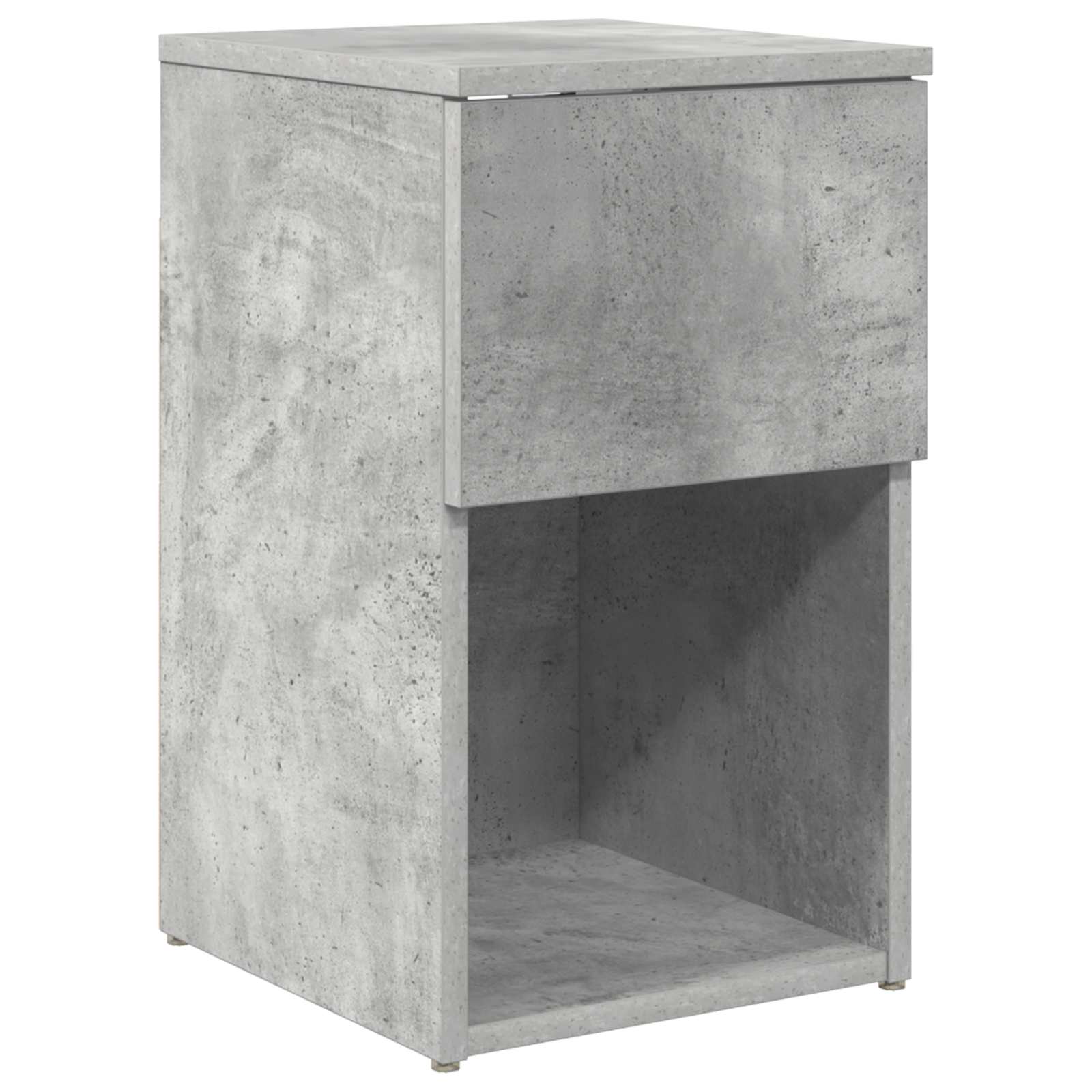 Bettschrank 2 pcs Betongrau 29 x 31,5 x 49 cm Holzwerkstoff