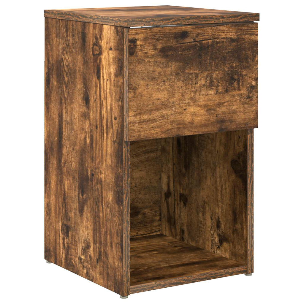 Bettschrank 2 pcs Geräucherte Eiche 29 x 31,5 x 49 cm