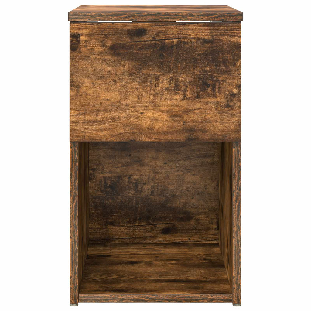 Bettschrank 2 pcs Geräucherte Eiche 29 x 31,5 x 49 cm