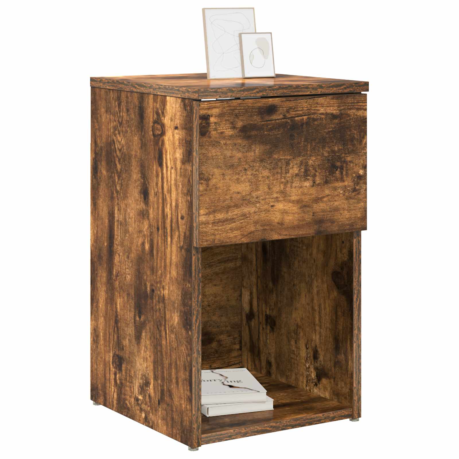Bettschrank 2 pcs Geräucherte Eiche 29 x 31,5 x 49 cm