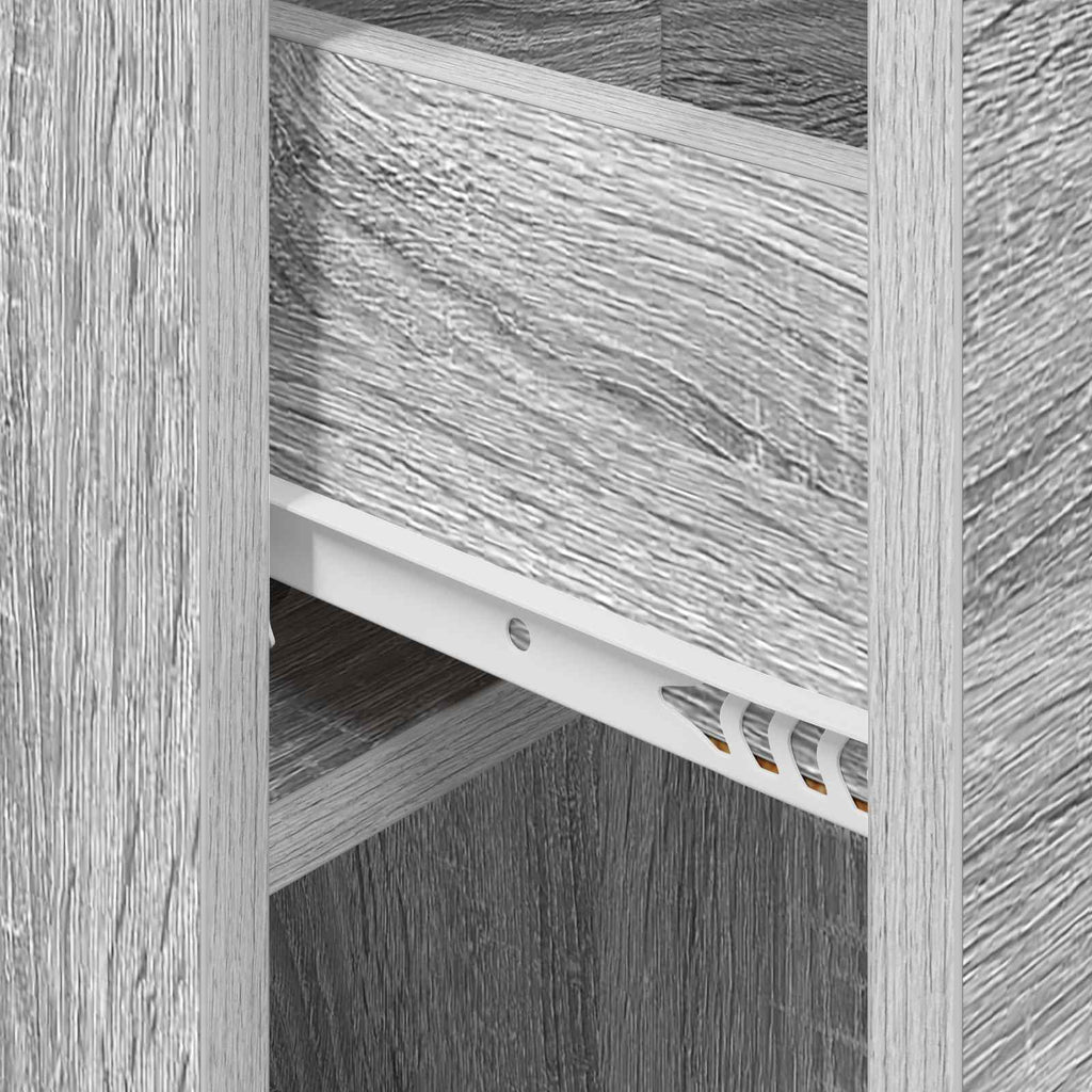 Bettschrank Graues Sonoma 29 x 31,5 x 49 cm Holzwerkstoff