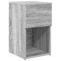 Bettschrank Graues Sonoma 29 x 31,5 x 49 cm Holzwerkstoff