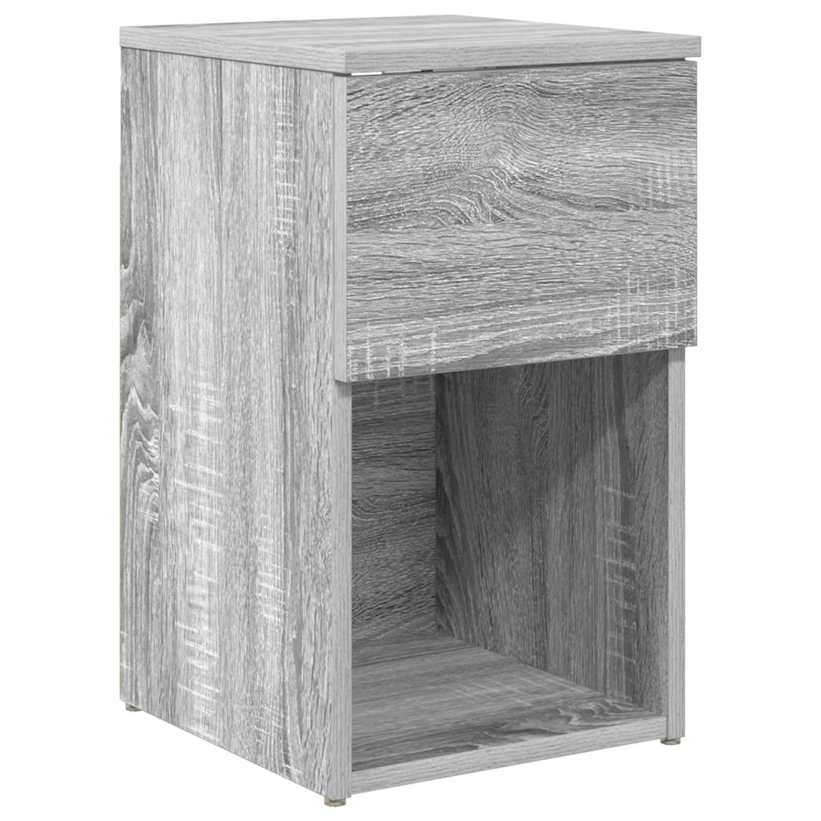 Bettschrank Graues Sonoma 29 x 31,5 x 49 cm Holzwerkstoff