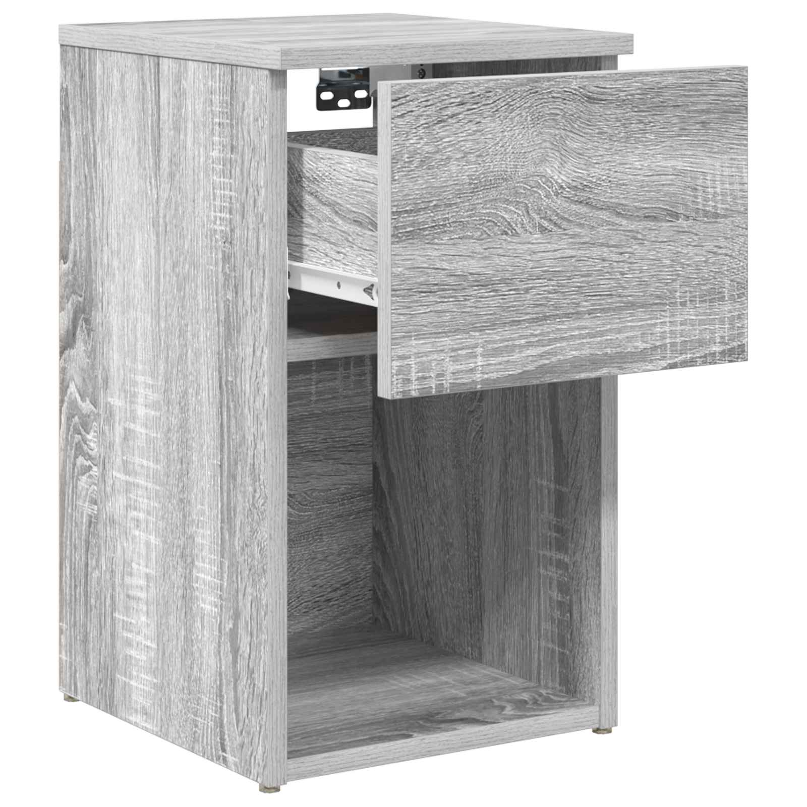 Bettschrank Graues Sonoma 29 x 31,5 x 49 cm Holzwerkstoff