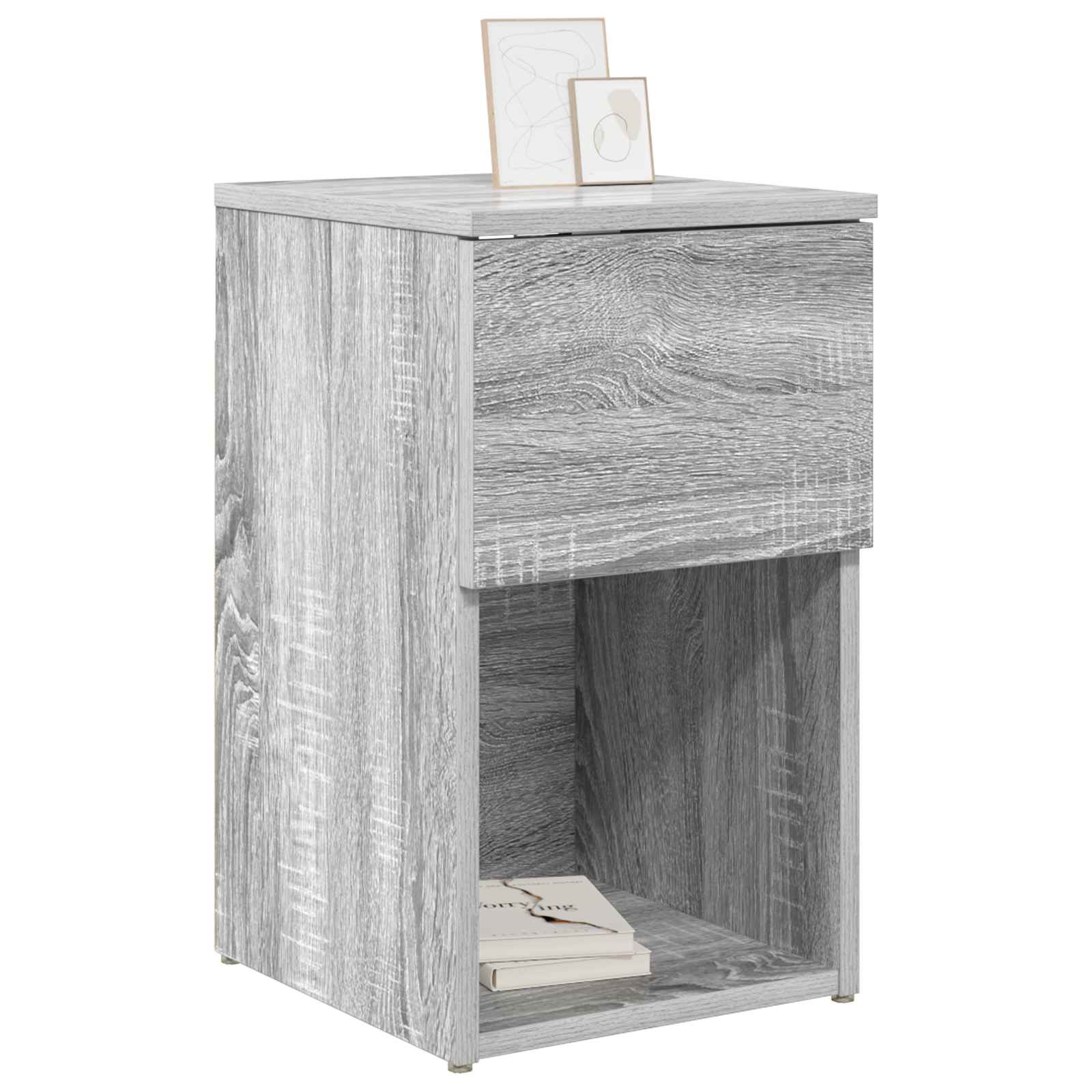 Bettschrank Graues Sonoma 29 x 31,5 x 49 cm Holzwerkstoff