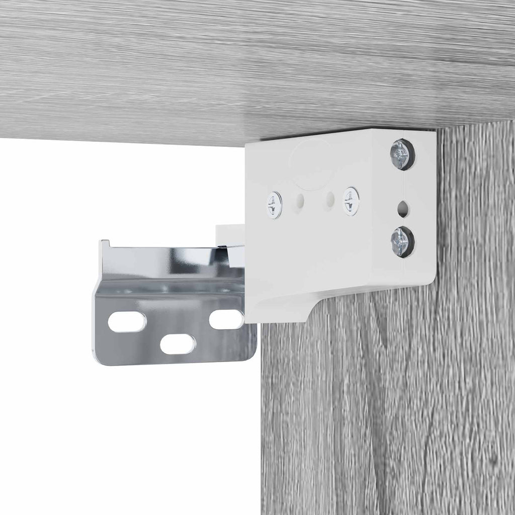 Bettschrank 2 pcs Graues Sonoma 29 x 31,5 x 49 cm Holzwerkstoff