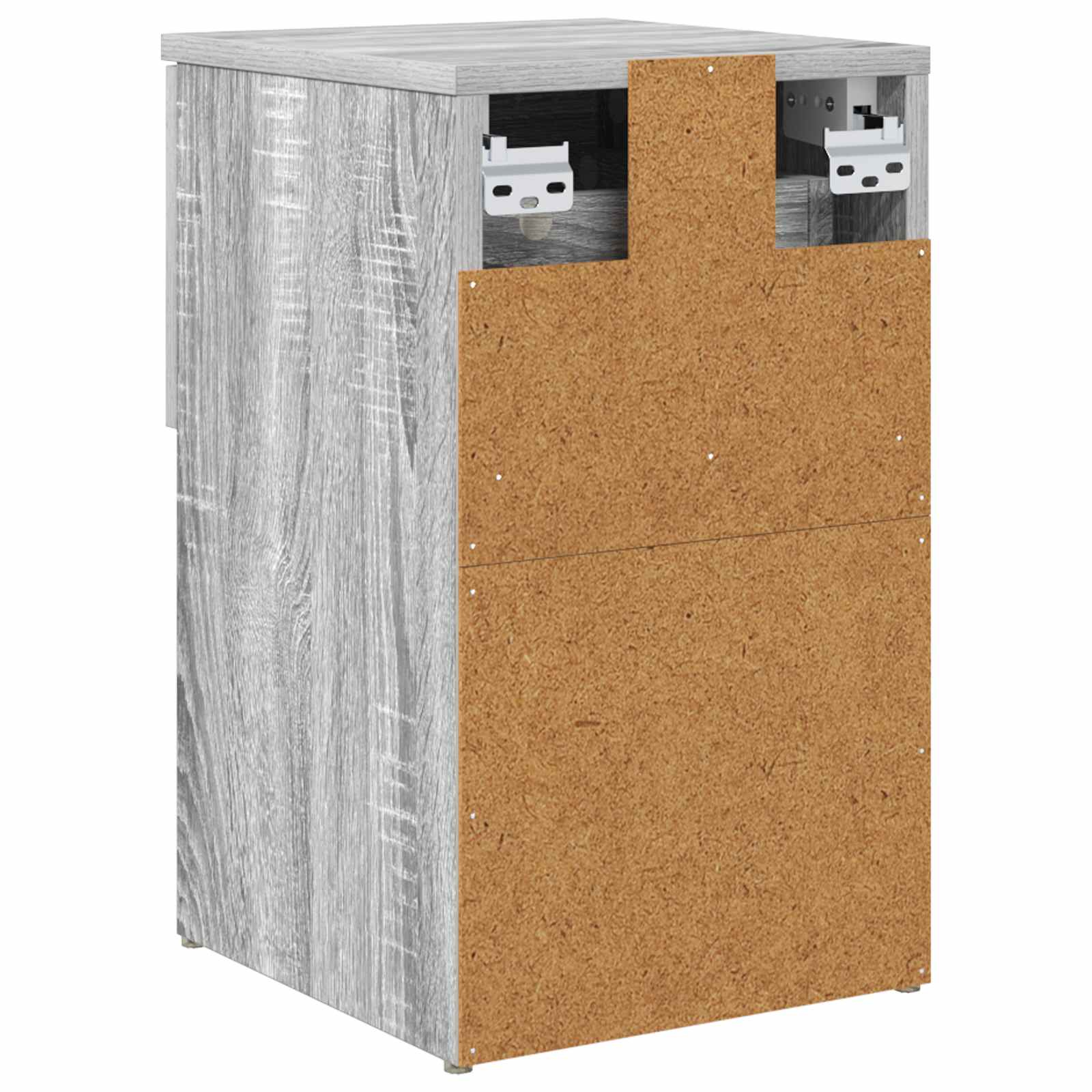 Bettschrank 2 pcs Graues Sonoma 29 x 31,5 x 49 cm Holzwerkstoff