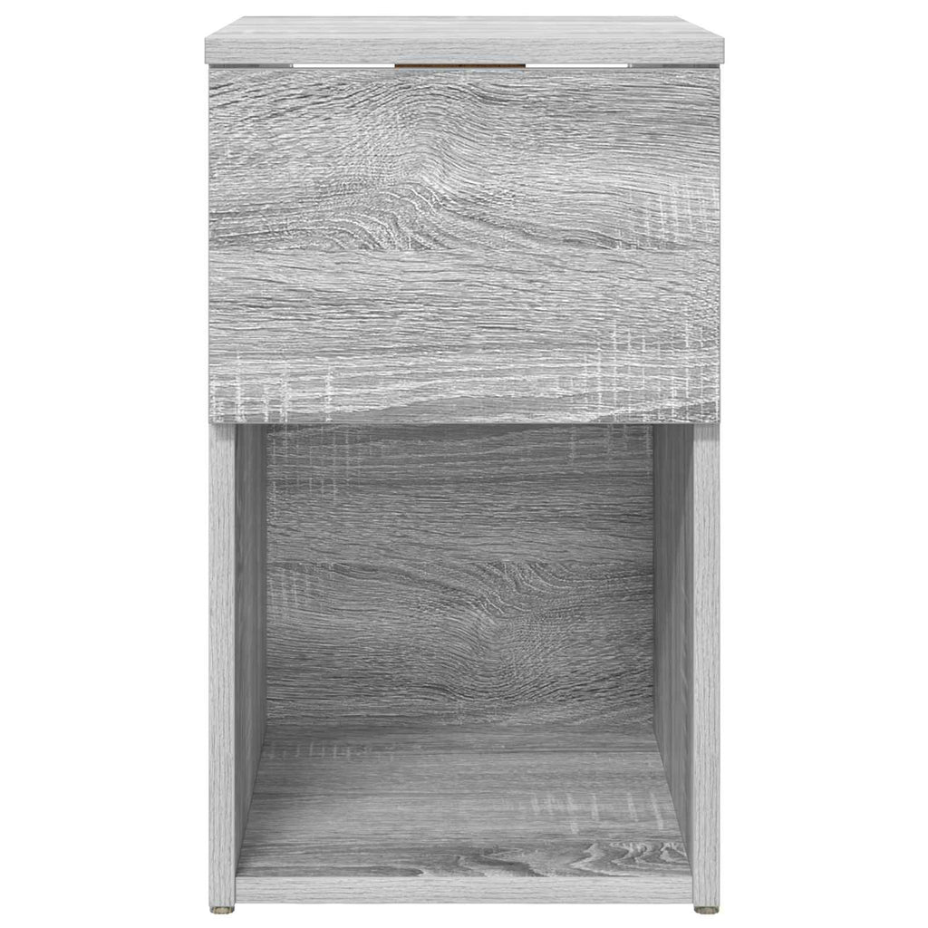 Bettschrank 2 pcs Graues Sonoma 29 x 31,5 x 49 cm Holzwerkstoff