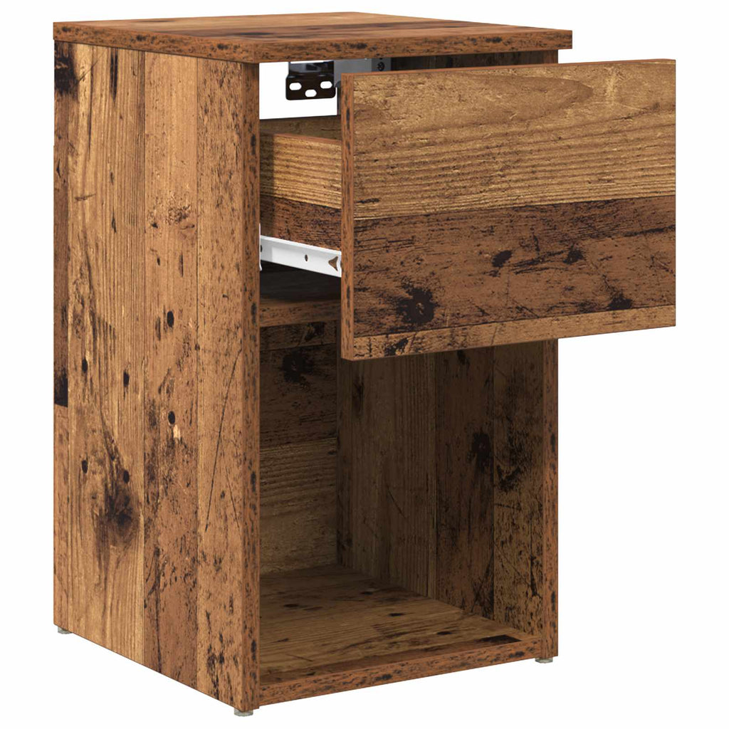 Bettschrank Altholz 29 x 31,5 x 49 cm Holzwerkstoff