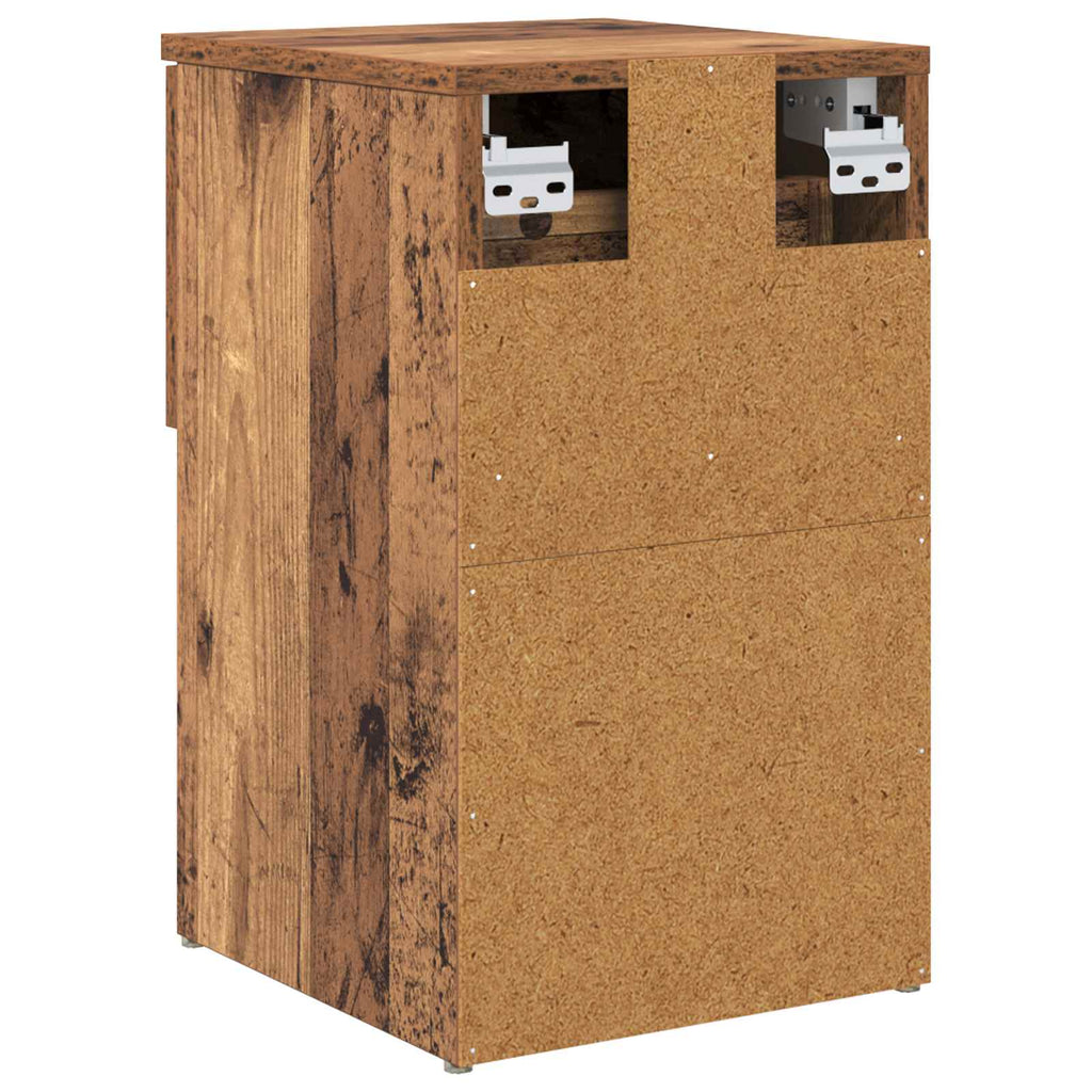 Bettschrank Altholz 29 x 31,5 x 49 cm Holzwerkstoff