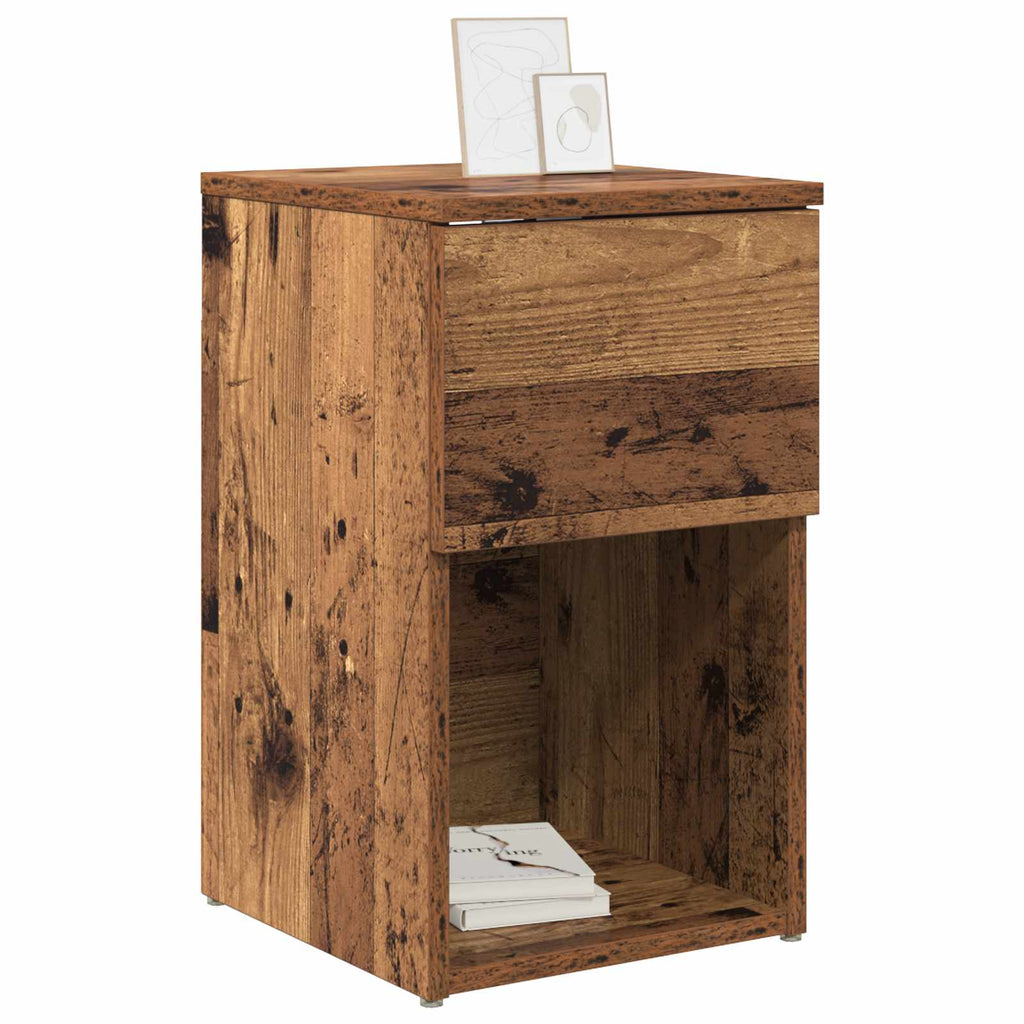 Bettschrank Altholz 29 x 31,5 x 49 cm Holzwerkstoff