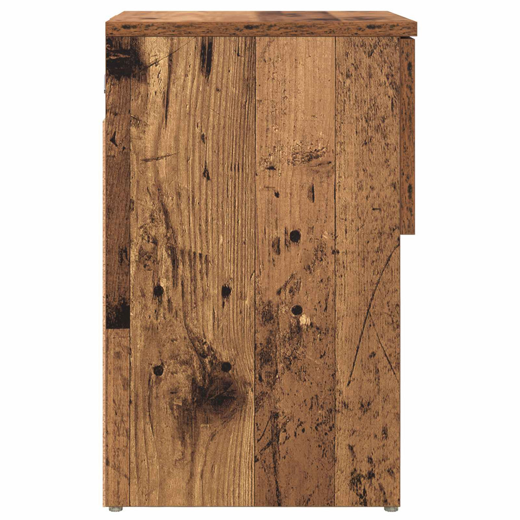 Bettschrank Altholz 29 x 31,5 x 49 cm Holzwerkstoff
