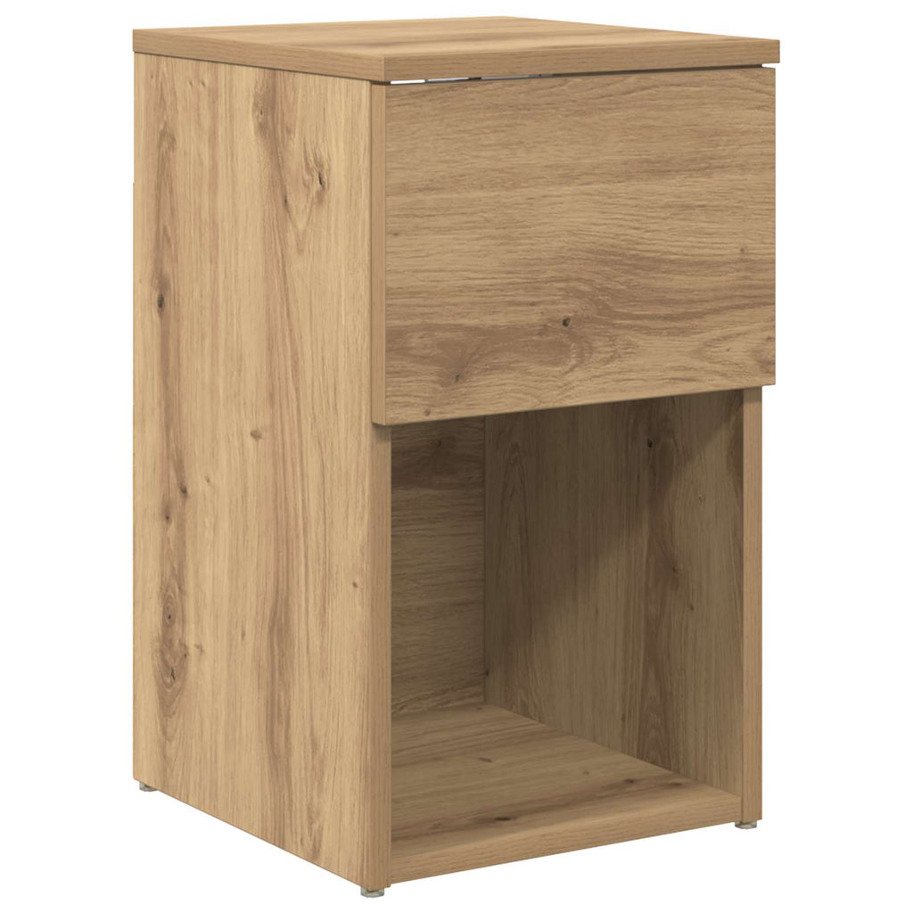 Bettschrank 2 pcs Artisan-Eiche 29 x 31,5 x 49 cm Holzwerkstoff
