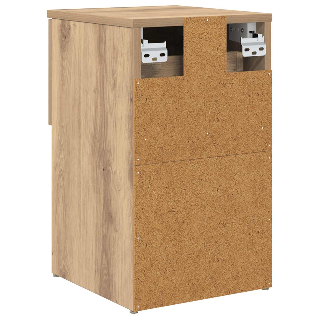 Bettschrank 2 pcs Artisan-Eiche 29 x 31,5 x 49 cm Holzwerkstoff