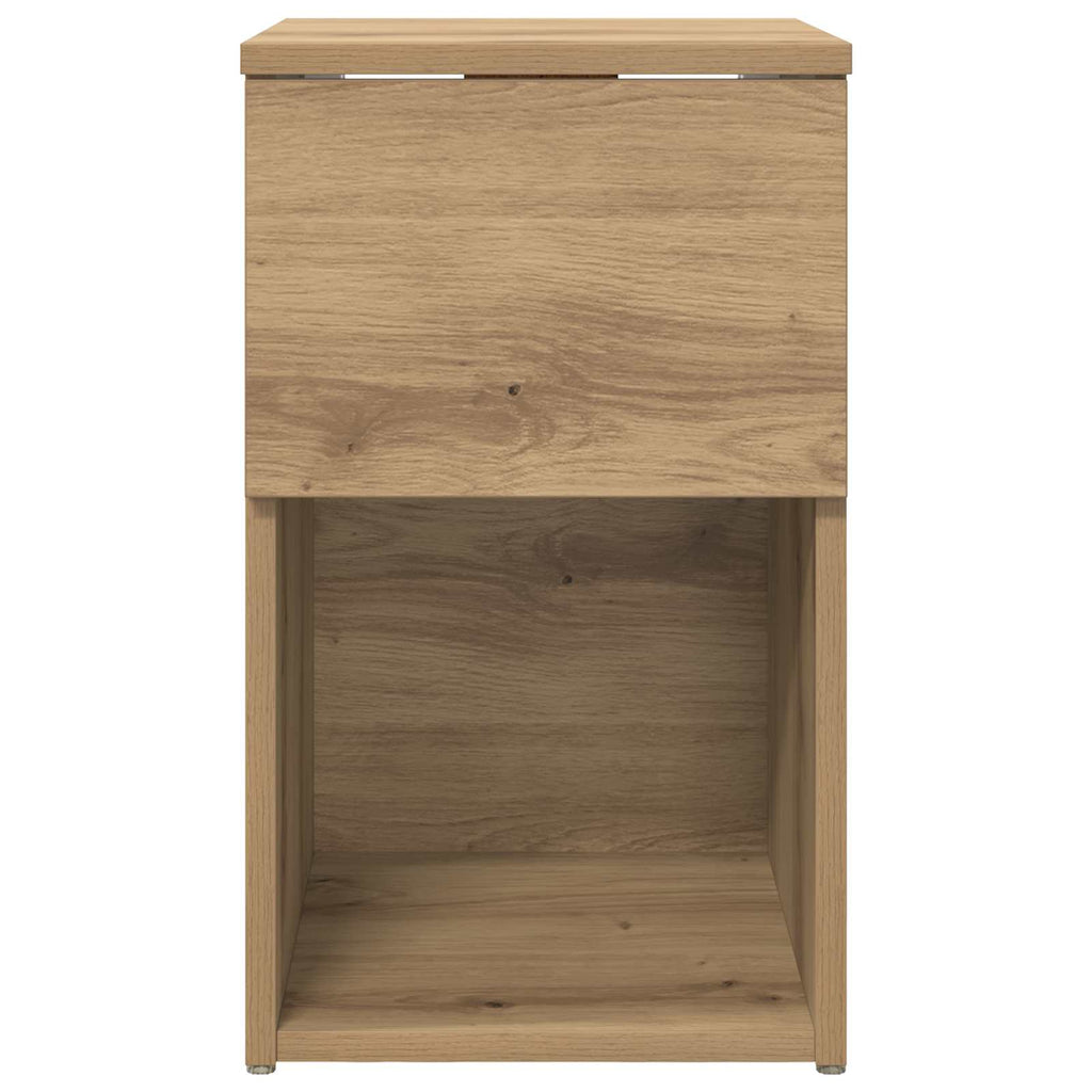 Bettschrank 2 pcs Artisan-Eiche 29 x 31,5 x 49 cm Holzwerkstoff