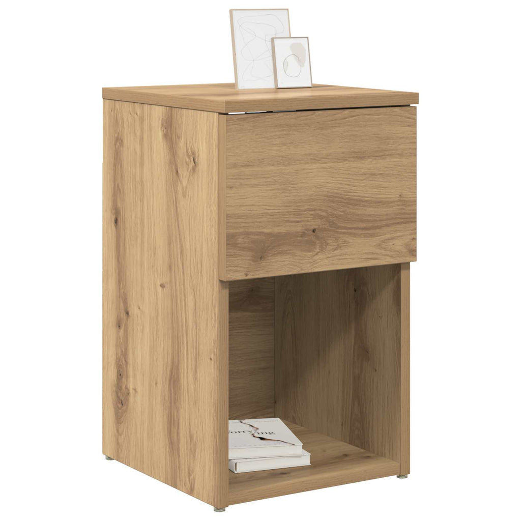 Bettschrank 2 pcs Artisan-Eiche 29 x 31,5 x 49 cm Holzwerkstoff