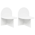Nachttisch 2 pcs Weiß 48 x 49 x 65 cm Holzwerkstoff