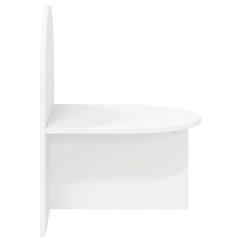 Nachttisch 2 pcs Weiß 48 x 49 x 65 cm Holzwerkstoff