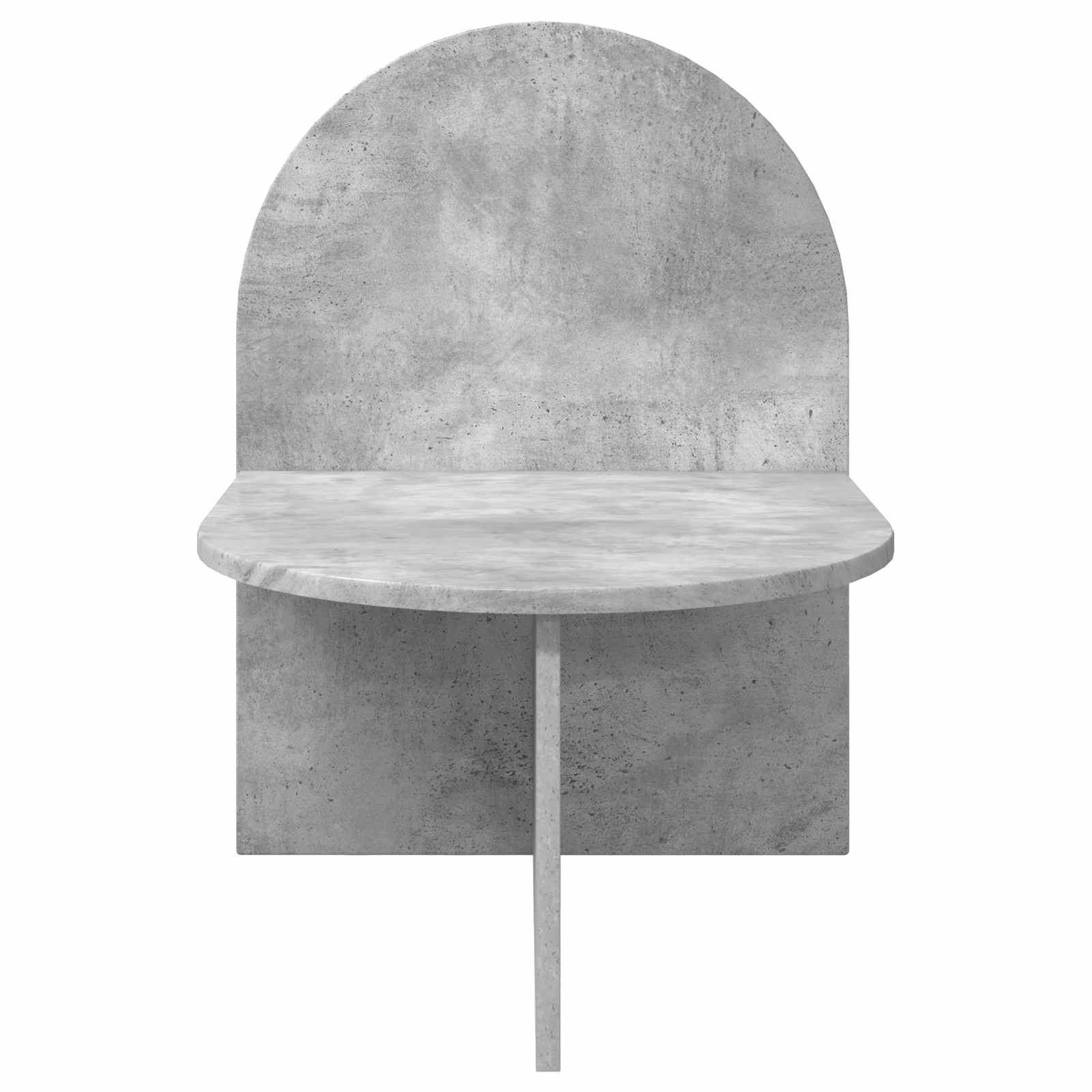 Nachttisch Betongrau 48 x 49 x 65 cm Holzwerkstoff
