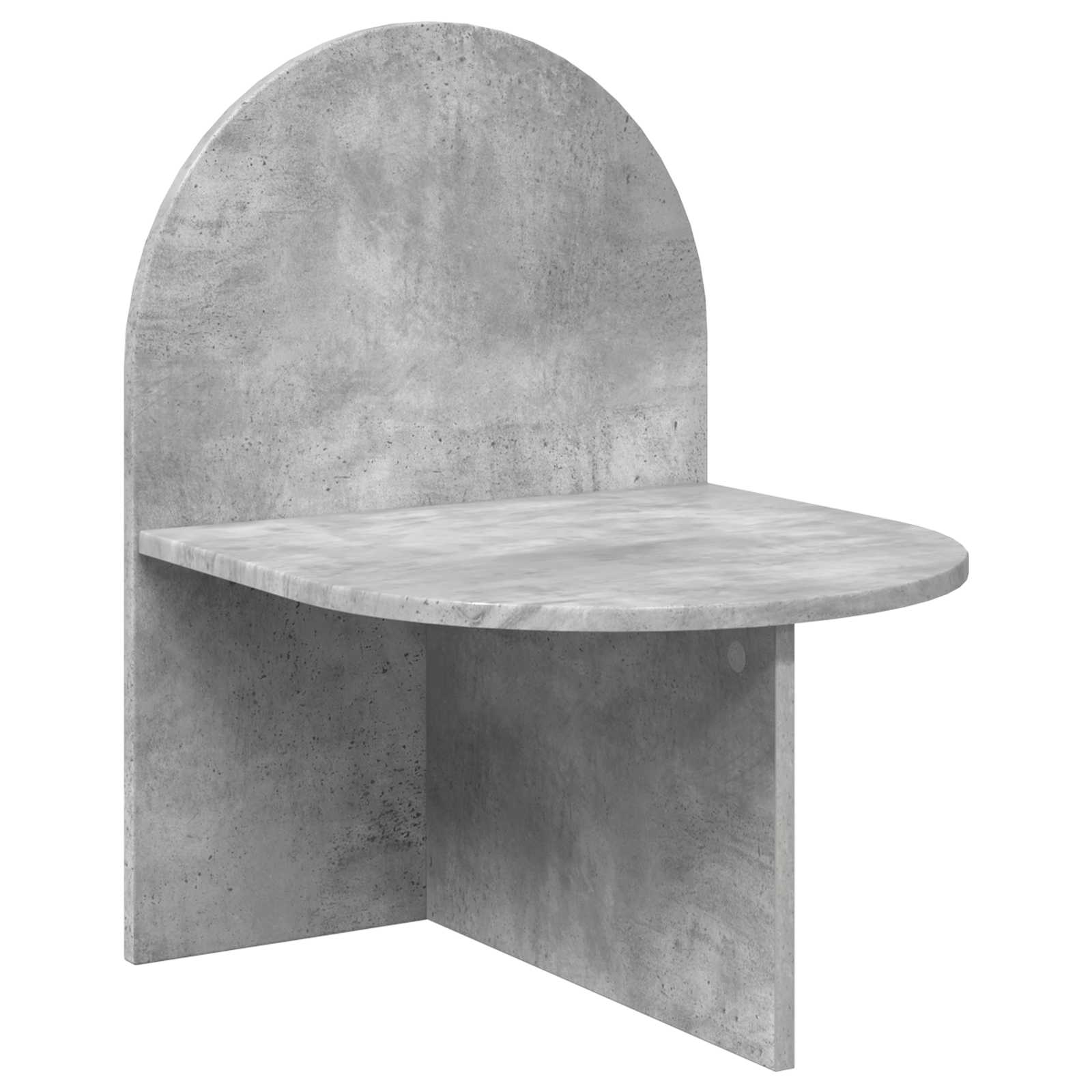 Nachttisch 2 pcs Betongrau 48 x 49 x 65 cm Holzwerkstoff