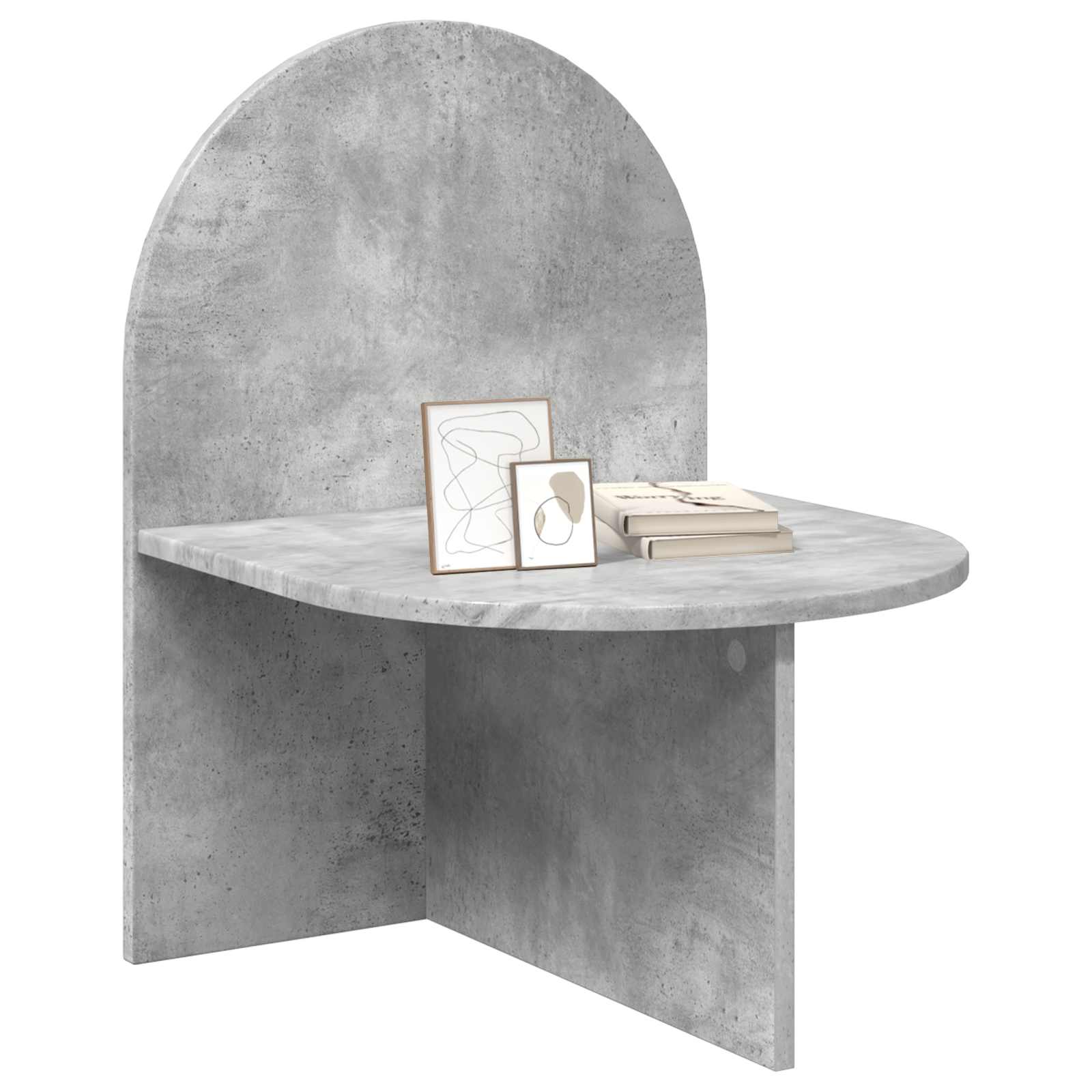 Nachttisch 2 pcs Betongrau 48 x 49 x 65 cm Holzwerkstoff