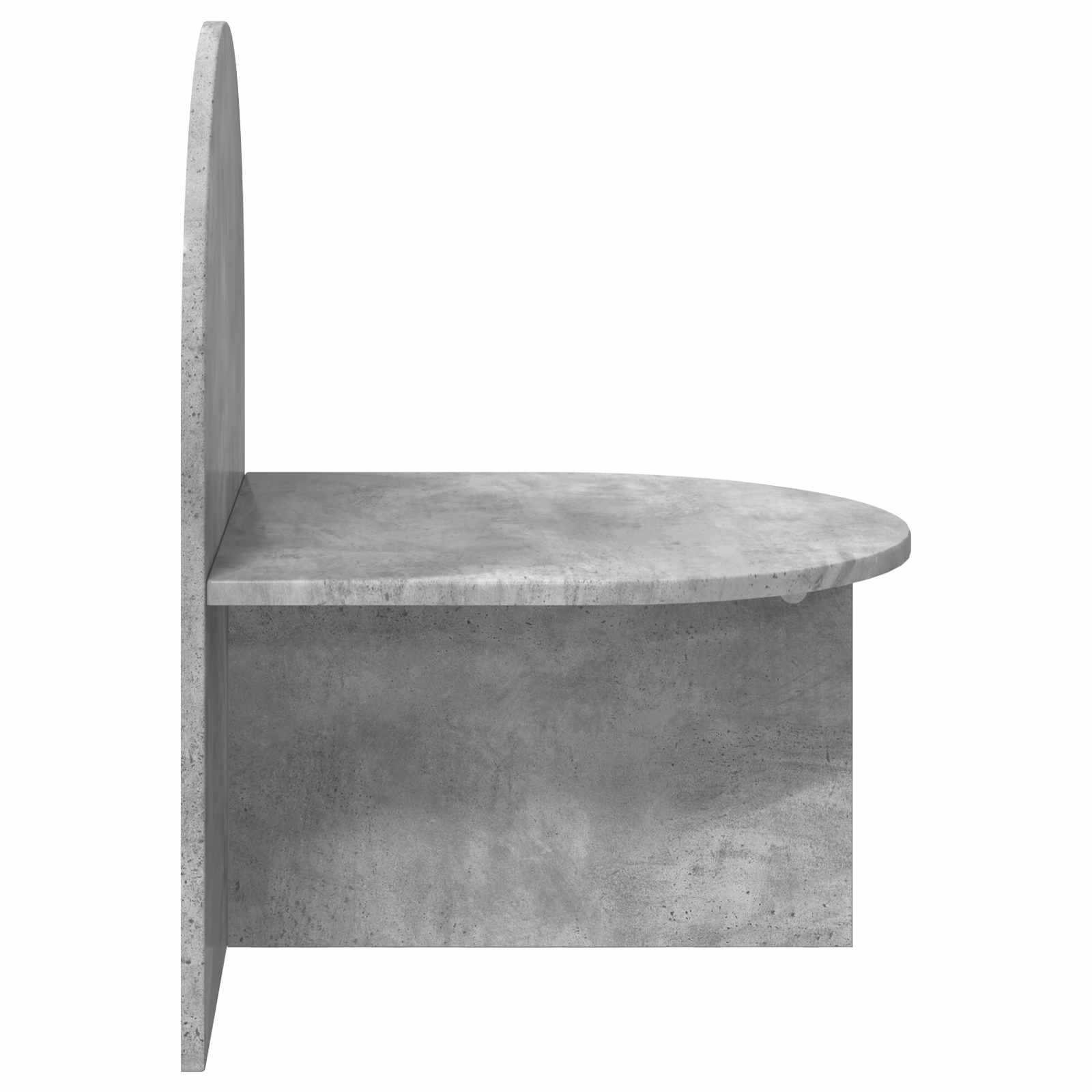 Nachttisch 2 pcs Betongrau 48 x 49 x 65 cm Holzwerkstoff