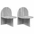 Nachttisch 2 pcs Graues Sonoma 48 x 49 x 65 cm Holzwerkstoff